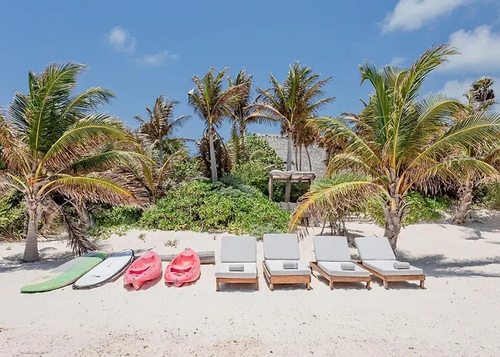 Villa Anana Casa Cantarena Beachfront Meals Included Tulum