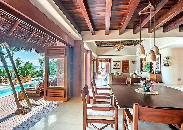 Anana Casa Cantarena Beachfront Meals Included Villa Tulum