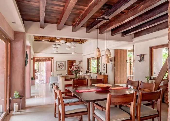 Anana Casa Cantarena Beachfront Meals Included Villa Tulum