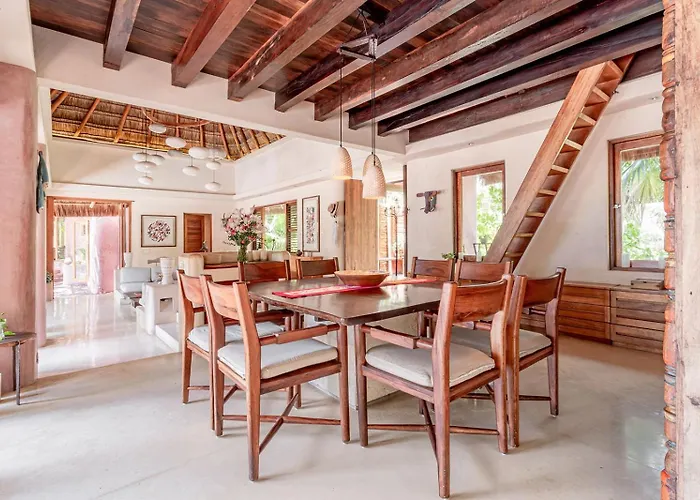 Anana Casa Cantarena Beachfront Meals Included Villa Tulum